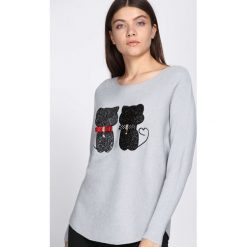 Jasnoszary Sweter See Us. Szare swetry damskie Born2be. Za 89.99 zł.
