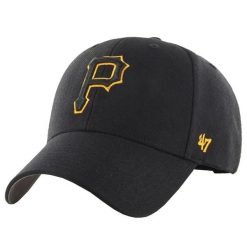 Czapka z daszkiem męska MLB Pittsburgh Pirates Cap. Czarne czapki i kapelusze męskie 47 Brand, na lato, bez wzorów, z materiału, sportowe. Za 173.00 zł.