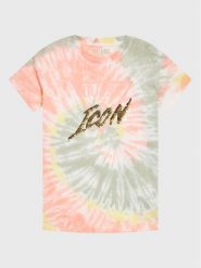 Guess T-Shirt J3GI14 K8HM3 Kolorowy Regular Fit. T-shirty i topy dla dziewczynek Guess, z aplikacjami, z bawełny, bez ramiączek. Za 179.99 zł.