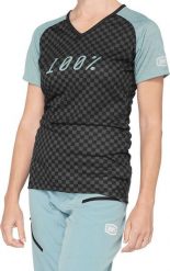 100% Koszulka damska 100% AIRMATIC Women's Jersey krótki rękaw seafoam checkers roz. M (NEW 2021). Czerwone t-shirty damskie 100%, m, bez wzorów, z jersey, bez kołnierzyka. Za 150.82 zł.