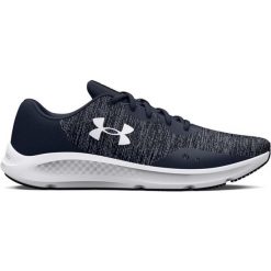 Buty do Biegania Męskie Under Armour Charged Pursuit 3 Twist. Szare buty sportowe męskie Under Armour, bez zapięcia, do biegania. Za 510.65 zł.