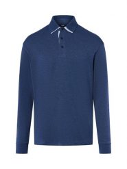 James koszulka polo Mężczyźni Bawełna niebieski, XXL. Niebieskie bluzki z długim rękawem męskie James, m, bez wzorów, z bawełny, eleganckie, bez kołnierzyka. Za 149.95 zł.