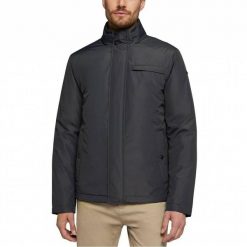 Kurtka GEOX M VINCIT Czarny. Czarne kurtki męskie Geox, m, bez wzorów, z tkaniny, casualowe, bez kaptura. Za 520.99 zł.