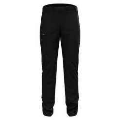 Spodnie tech. męskie Odlo Pants regular length ASCENT. Czarne spodnie sportowe męskie Odlo, na lato, m, bez wzorów, trekkingowe. W wyprzedaży za 464.40 zł.