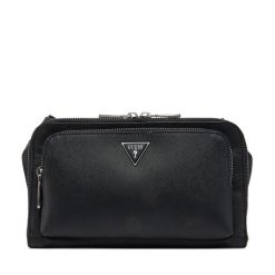 Saszetka nerka Guess. Czarne saszetki męskie Guess, młodzieżowe, małe. Za 249.99 zł.