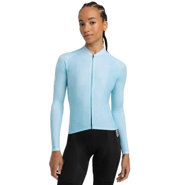 Damska koszulka rowerowa z krótkim rękawem Kolarstwo Siroko M2 Prix. Niebieskie bluzy sportowe damskie SIROKO, m, bez wzorów, bez kołnierzyka, bez ramiączek, rowerowe. W wyprzedaży za 212.00 zł.