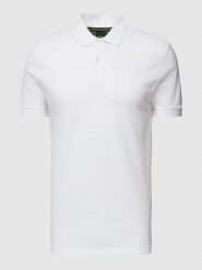 Koszulka Polo męska BOSS Pio 1 BIANCO regular fit biała (50507583-100). Białe koszulki polo męskie Boss, m, bez wzorów, sportowe, bez ramiączek. Za 279.00 zł.