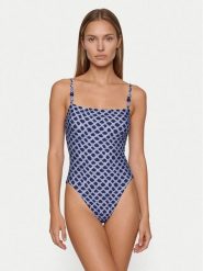 Seafolly Strój kąpielowy Marseille 11182-301 Niebieski. Niebieskie kostiumy jednoczęściowe damskie Seafolly, bez wzorów, z syntetyku. Za 659.99 zł.