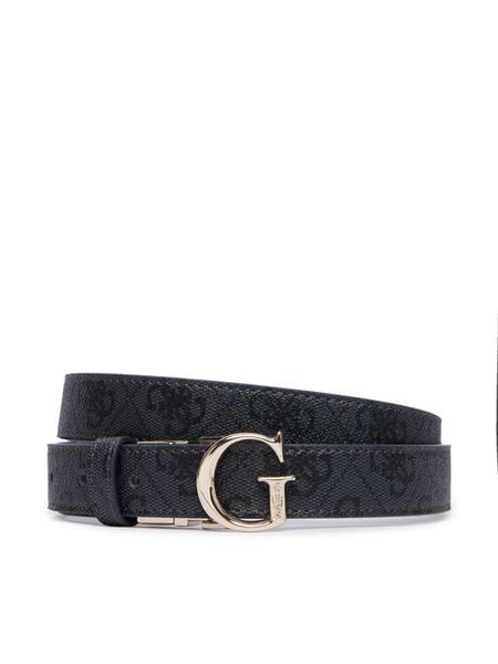 Guess Pasek BW9456 P6325 Czarny. Czarne paski damskie Guess, z aplikacjami, ze skóry. Za 164.99 zł.