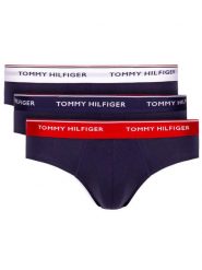Tommy Hilfiger Komplet 3 par slipów 3p Brief 1U87903766 Granatowy. Niebieskie slipki męskie Tommy Hilfiger, m, bez wzorów, z bawełny. Za 139.99 zł.