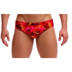 Kąpielówki męskie Funky Trunks Saucy Sonar - slipy. Czerwone kąpielówki męskie FUNKY TRUNKS, m, bez wzorów, do pływania. Za 139.00 zł.