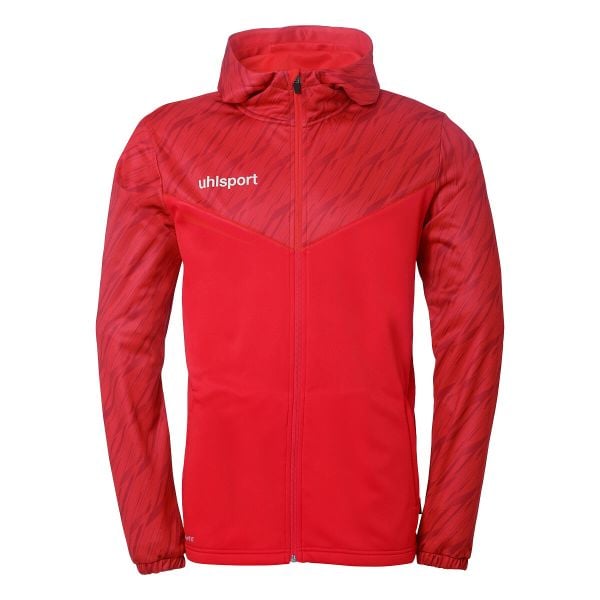 Kurtka z kapturem Uhlsport Progressive 28. Czarne kurtki damskie Uhlsport, l, bez wzorów, z materiału, z kapturem. Za 272.75 zł.