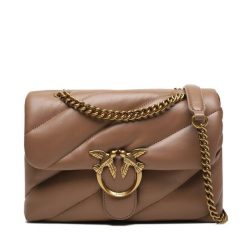 Torebka PINKO. Brązowe torebki do ręki damskie Pinko, bez wzorów, wizytowe, bez dodatków. Za 1,799.00 zł.