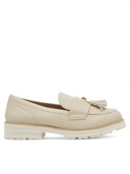 Jenny Fairy Loafersy ELGA WYL3647-2 Écru. Mokasyny damskie Jenny Fairy, ze skóry. Za 139.99 zł.