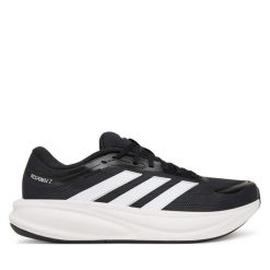 Buty do biegania adidas. Czarne buty sportowe męskie Adidas, bez zapięcia, do biegania. Za 299.99 zł.