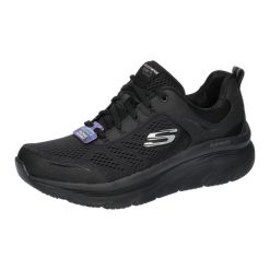 Buty do chodzenia damskie Skechers Dlux Walkerinfinite Motion. Czarne obuwie sportowe damskie Skechers, bez wzorów, trekkingowe, Skechers Sport. Za 359.99 zł.