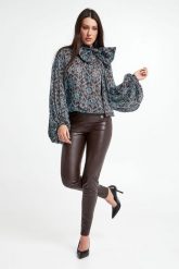 Spodnie damskie z ekoskóry BABYLON. Legginsy damskie Babylon, bez wzorów. W wyprzedaży za 736.47 zł.
