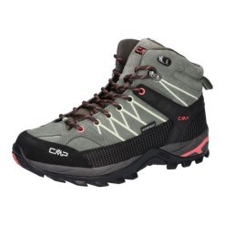 Buty trekkingowe damskie CMP RIGEL MID skóra wysokie wygodne wodoodporne. Brązowe trekkingi damskie CMP. Za 499.99 zł.