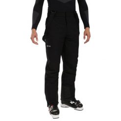 Męskie spodnie narciarskie Kilpi MIMAS-M. Czarne spodnie snowboardowe męskie Kilpi, m, bez wzorów, z materiału, narciarskie. Za 384.00 zł.