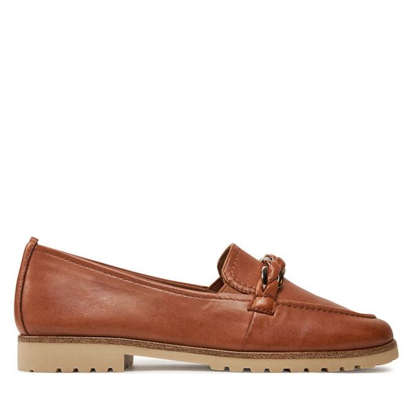 Mokasyny Tamaris. Brązowe mokasyny damskie Tamaris. Za 359.99 zł.