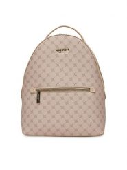 Nine West Plecak JH6390-NW Beżowy. Brązowe plecaki damskie Nine West, bez wzorów, z materiału. Za 249.99 zł.