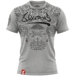 Koszulka 8 Weapons Yantra. Szare koszulki sportowe męskie 8 WEAPONS, xl, bez wzorów, z bawełny, bez kołnierzyka, bez ramiączek. Za 166.50 zł.
