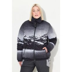 Damskie Kurtka puchowa performance HYPRAR wodoodporna stójka. Czarne kurtki damskie Ulla Popken, plus size, bez wzorów, z materiału, bez kaptura, trekkingowe. Za 730.99 zł.