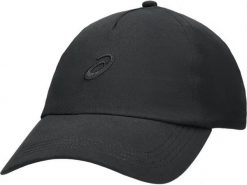 Czapka z daszkiem Asics Essential Running. Czarne czapki i kapelusze męskie Asics, bez wzorów, z materiału, sportowe. Za 99.00 zł.