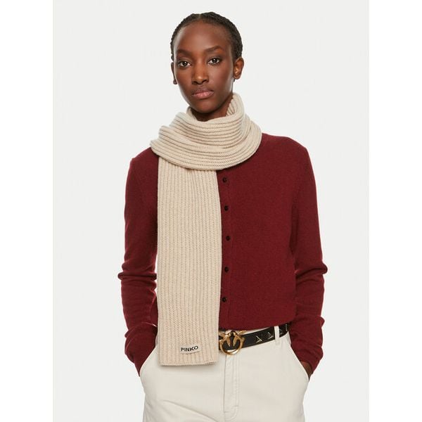 Szalik PINKO. Brązowe szaliki i chusty damskie Pinko, bez wzorów. Za 539.99 zł.