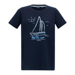 Koszulka Damska Filandra VX Z Żaglówką. Niebieskie t-shirty damskie Regatta, bez wzorów, casualowe, bez kołnierzyka. Za 67.99 zł.