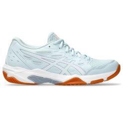 Damskie buty halowe Asics Gel-Rocket 11. Szare obuwie sportowe damskie Asics, bez wzorów, do piłki ręcznej. Za 319.15 zł.
