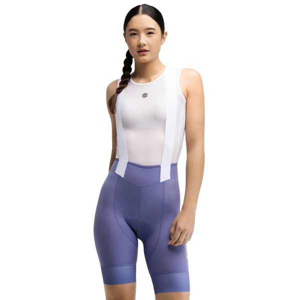 Damskie spodenki rowerowe z szelkami Kolarstwo Siroko Tonale-W. Fioletowe obuwie sportowe damskie SIROKO, l, bez wzorów, sportowe, rowerowe. Za 507.00 zł.