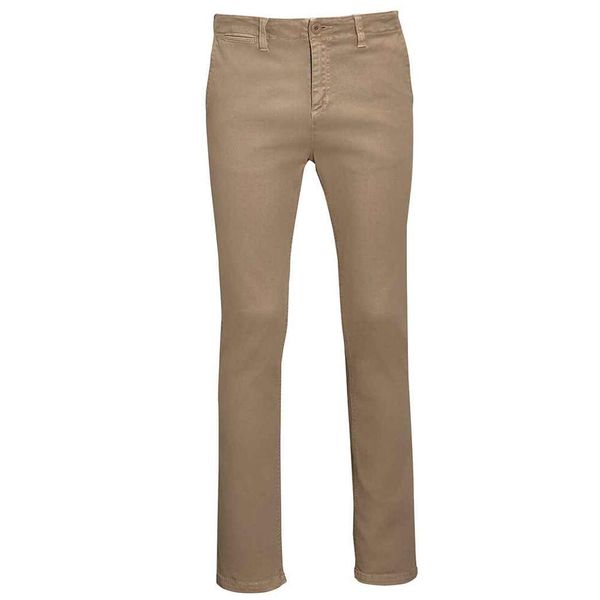 Męskie Spodnie Jules. Niebieskie eleganckie spodnie męskie SOL'S, m, bez wzorów, z bawełny. Za 265.99 zł.