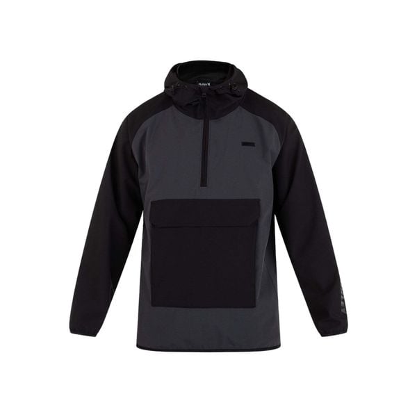 Bluza z kapturem Hurley Phantom+ Packable Anorak Ii. Szare bluzy męskie Hurley, l, bez wzorów, ze skóry, z kapturem. Za 523.50 zł.