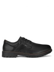 Rieker Półbuty F4611-00 Czarny. Czarne eleganckie półbuty Rieker, ze skóry, bez zapięcia. Za 339.99 zł.
