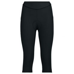 Legginsy 3/4 damskie VAUDE Advanced IV. Czarne legginsy damskie Vaude, bez wzorów. W wyprzedaży za 335.85 zł.