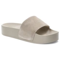 Beżowe Klapki Big star Stylowe Obuwie Damskie. Brązowe klapki damskie Big Star, bez wzorów, z jeansu, eleganckie, bez obcasa. Za 119.00 zł.