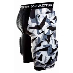 Spodenki ochronne rowerowe mtb męskie X-Factor QBI. Brązowe szorty męskie X-Factor, na lato, m, bez wzorów. Za 299.00 zł.