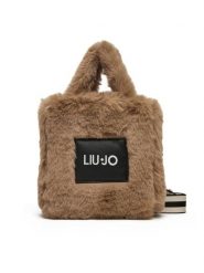 Liu Jo Torebka XS Tote TF5271 E0374 Beżowy. Brązowe torebki do ręki damskie Liu Jo, bez wzorów, z materiału, bez dodatków. Za 449.99 zł.