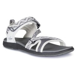 Trespass Ivy - Sandały damskie szare. Szare sandały damskie Trespass, bez wzorów, bez obcasa, bez zapięcia. Za 261.99 zł.