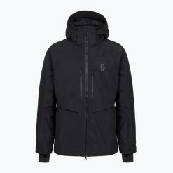 Kurtka narciarska męska SCOTT Ultimate Dryo. Czarne kurtki snowboardowe męskie Scott, na zimę, l, bez wzorów, z materiału, narciarskie. Za 1,149.00 zł.