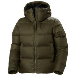Damska kurtka puchowa Helly Hansen Essence. Zielone kurtki damskie Helly Hansen, bez wzorów, z puchu, bez kaptura. Za 635.25 zł.