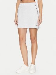 Guess Spódnica mini V5GD02 KCS01 Szary Regular Fit. Szare spódnice damskie Guess, m, z aplikacjami, z bawełny, mini. Za 149.99 zł.