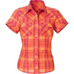 Bluzka, krótki rękaw bonprix malinowo-pomarańczowy w kratę. Bluzki damskie marki Colour Pleasure. Za 27.99 zł.