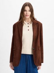Neo Noir Marynarka - Namy Kobiety Sztuczna skóra brązowy, 38. Brązowe żakiety damskie Neo Noir, bez wzorów, ze skóry, eleganckie. Za 699.95 zł.