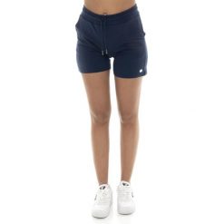 Odzież sportowa z bawełna z kieszenie na co dzień. Niebieskia obuwie sportowe damskie LEONE 1947 APPAREL, bez wzorów, z bawełny, sportowe, na fitness i siłownię. W wyprzedaży za 82.10 zł.