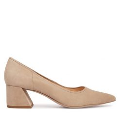 Czółenka HÖGL. Brązowe czółenka damskie HÖGL, bez wzorów, bez obcasa, bez zapięcia. Za 689.99 zł.