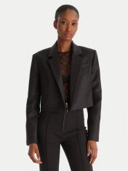 PINKO Marynarka Eliana 106073 A305 Czarny Regular Fit. Czarne żakiety damskie Pinko, bez wzorów, z wełny. Za 1,649.00 zł.