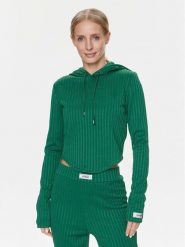 Guess Bluza Anneka V4RQ03 KC2U2 Zielony Regular Fit. Zielone bluzy damskie Guess, s, z aplikacjami, z syntetyku, bez kaptura. Za 339.99 zł.