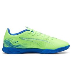 Buty piłkarskie PUMA Ultra 5 Play IT. Niebieskie buty sportowe męskie Puma, bez zapięcia, do piłki nożnej. Za 209.99 zł.